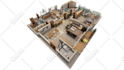 create 2d to 3d floor plan, render and visualization within 24 hours