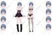 draw a visual novel anime character