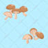create a cute cartoon food illustration, flat design