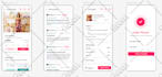 do mobile app UI UX design in figma or adobe xd