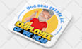 design funny cartoon portrait, custom personalized logo, avatar