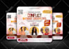 design a high converting church or event flyer, print ready