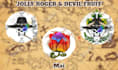 custom high quality one piece jolly roger for any purpose