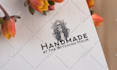 create elegant and custom watercolor logo designs for feminine and boho style