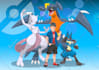 draw you with your pokemon team in amazing quality