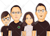 draw cartoon vector portrait from your photo