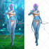 draw semi realism anime character illustration sfw or nsfw