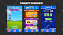 design game UI and graphic for mobile, PC, VR
