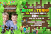 minecraft birthday invitation party