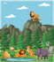 create children story book illustration for kids book