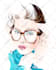 draw fashion sketch, portrait, digital illustration