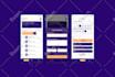 design modern UI UX for your mobile app