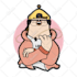 illustration retro anime abstract