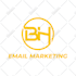 design minimalist monogram initials letter and text logo