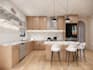 do kitchen bathroom interior design in 3d and render