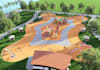 a contextual landscape backyard design as landscape architect with garden design