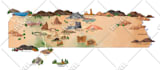 create a detailed digital map illustration of your property or venue