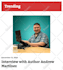 do an author interview and promote your book on a news website