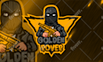 design awesome mascot logo gaming for twitch, youtube