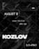 design the poster or flyer for techno rave club event