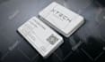create luxury business card design with free qr code