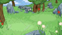 draw a pixel pokémon battle background