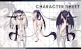 draw character sheet for your character, furry, oc, fursona