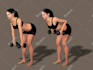 make 3d animations for body exercise
