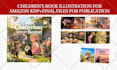 create children book illustrations for amazon KDP