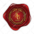 replicate your logo monogram initial on wax seal stamp