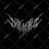 design death metal logo with texture and chrome effect