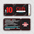 design gift cards, vouchers or coupons