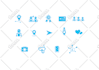 create unique and simple custom icon set
