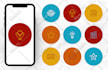 design elegant instagram highlight icons