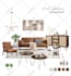do interior moodboard and decor guide and shopping list and floor plans