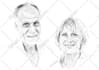 draw scribble art vector portrait