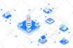 design flat or 3d isometric infographic illustrations