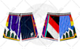 create mesh short pants design for your clothing brand