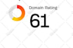 increase domain rating, DR, ahrefs domain rating 60 plus