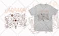 create vintage design for tshirt clothing and illustration