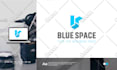do simple flat minimalist modern logo design