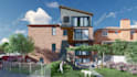 create a photorealistic architectural 3d rendering