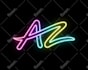 design stunning neon logo with glowing light effects