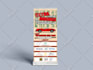 design a roll up banner, retractable banner or banner stand