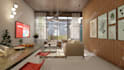 create a realistic render of interior in lumion