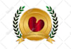 design heraldic,gold,coat of arm,vintage,retro modern 3d luxury logo