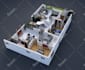 exterior commercial architectural 3d rendering modern interior house design