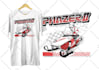create vintage retro t shirt design with hand drawn elements
