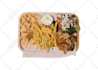 draw food in realistic cartoon illustration