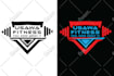 do creative gym, fitness, health and sports 3d logo